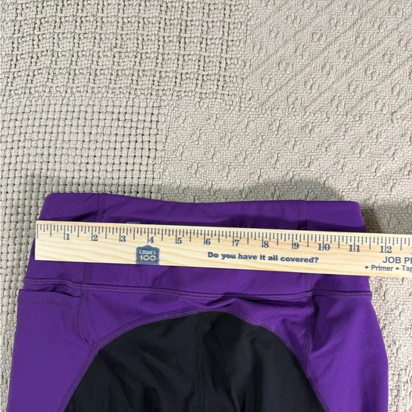 Sweaty Betty Power Colorblock 7/8 Length Yoga Workout Leggings Black Purple 4 - Picture 6 of 7